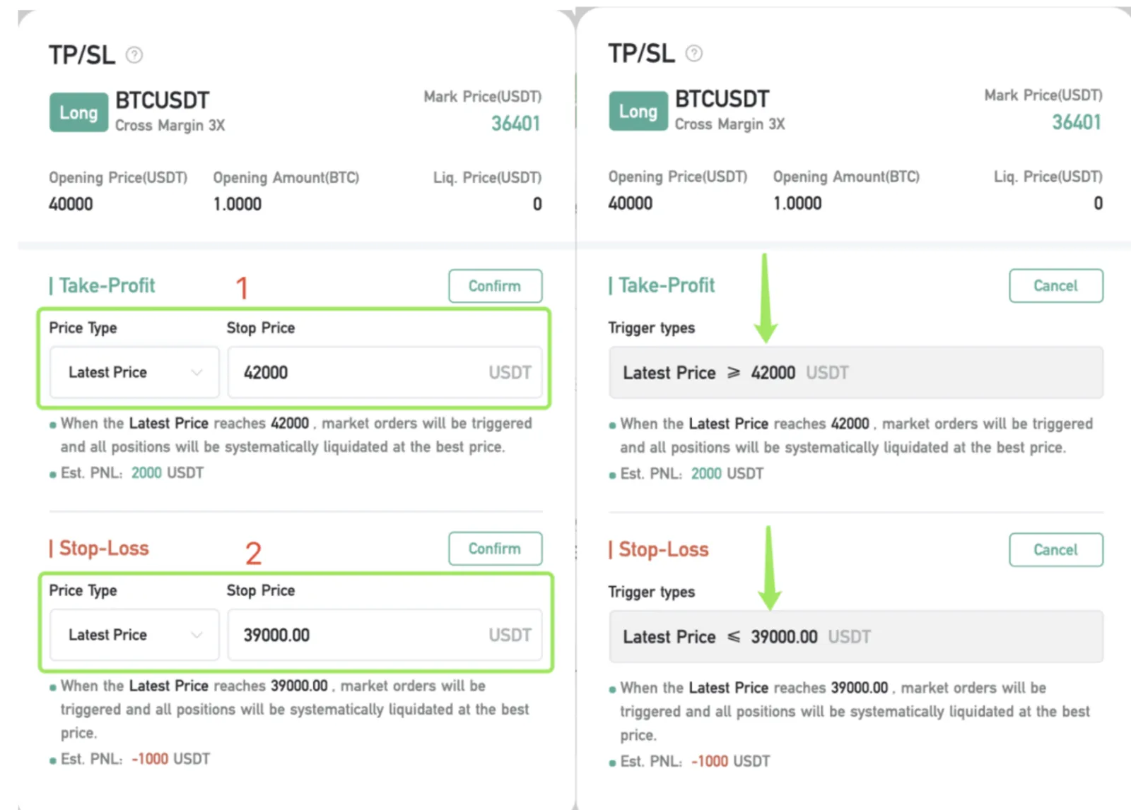 CoinEx | Hướng dẫn về Chốt lời & Cắt lỗ trong Giao dịch vĩnh viễn - image 6