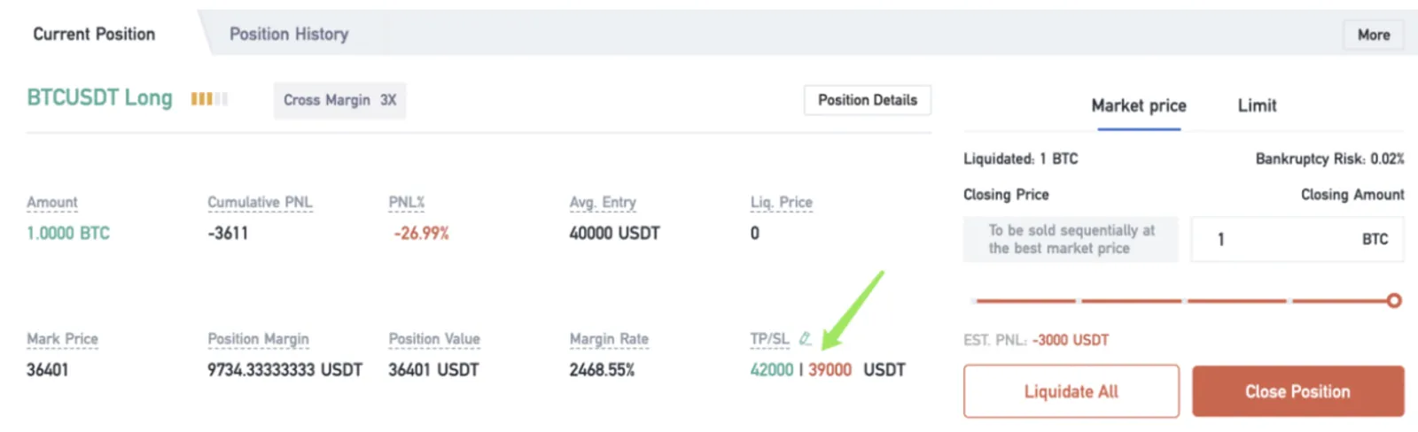 CoinEx | Hướng dẫn về Chốt lời & Cắt lỗ trong Giao dịch vĩnh viễn - image 7