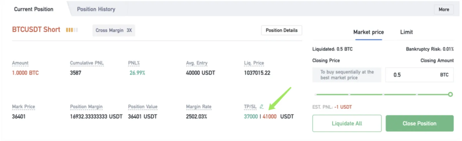 CoinEx | Hướng dẫn về Chốt lời & Cắt lỗ trong Giao dịch vĩnh viễn - image 9