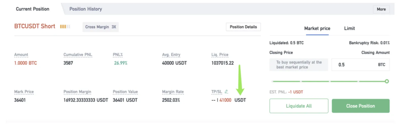 CoinEx | Hướng dẫn về Chốt lời & Cắt lỗ trong Giao dịch vĩnh viễn - image 5