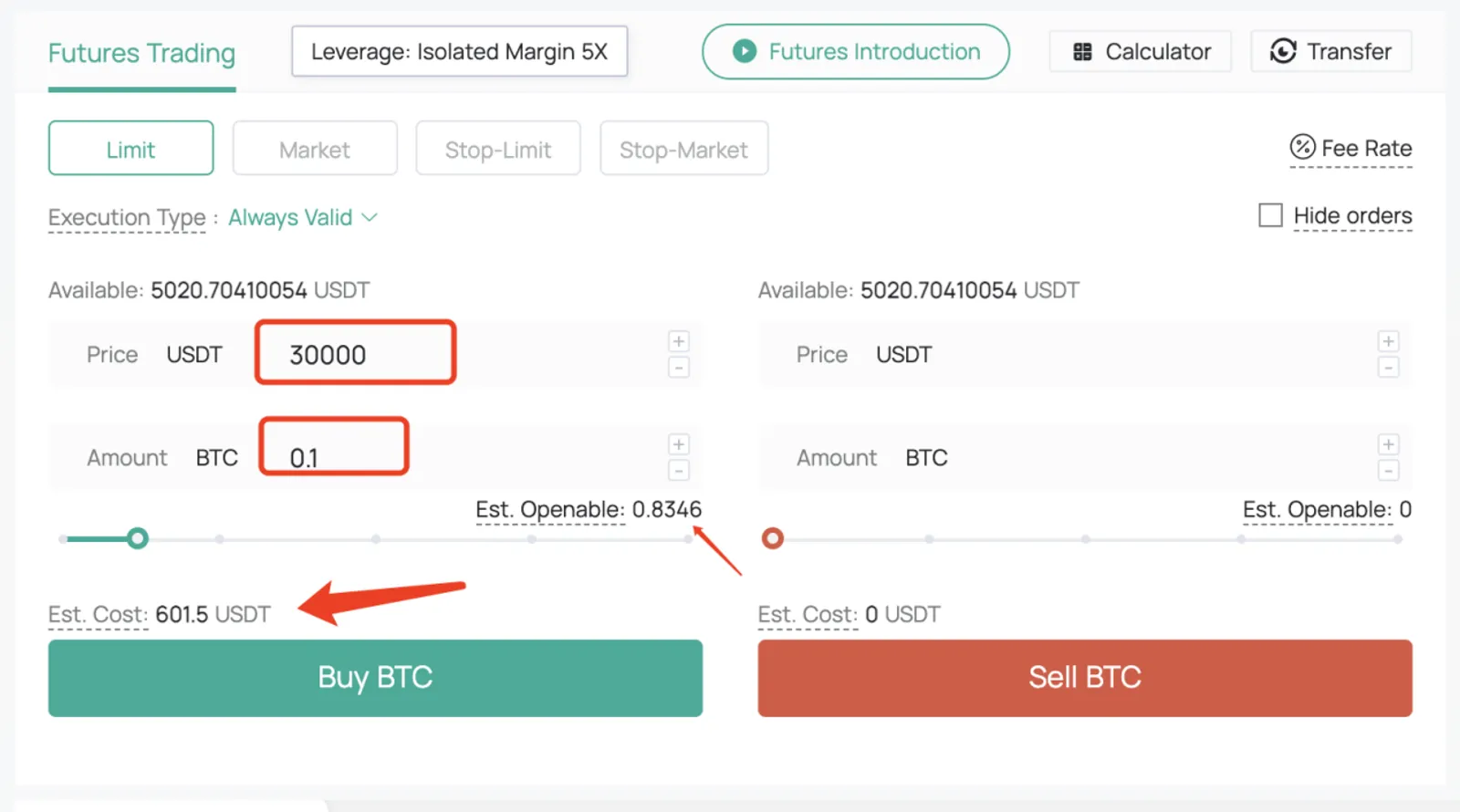 CoinEx｜Essential Knowledge for Newbies When Trading Linear Contracts: Estimated Cost - image 5