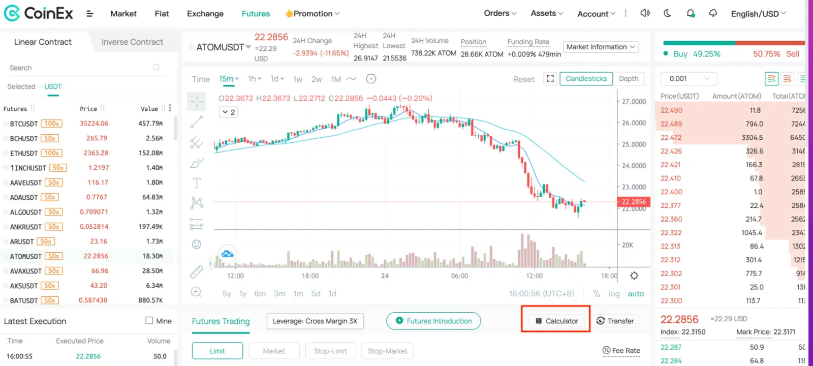 CoinEx：合约计算器，让你的合约交易更顺利