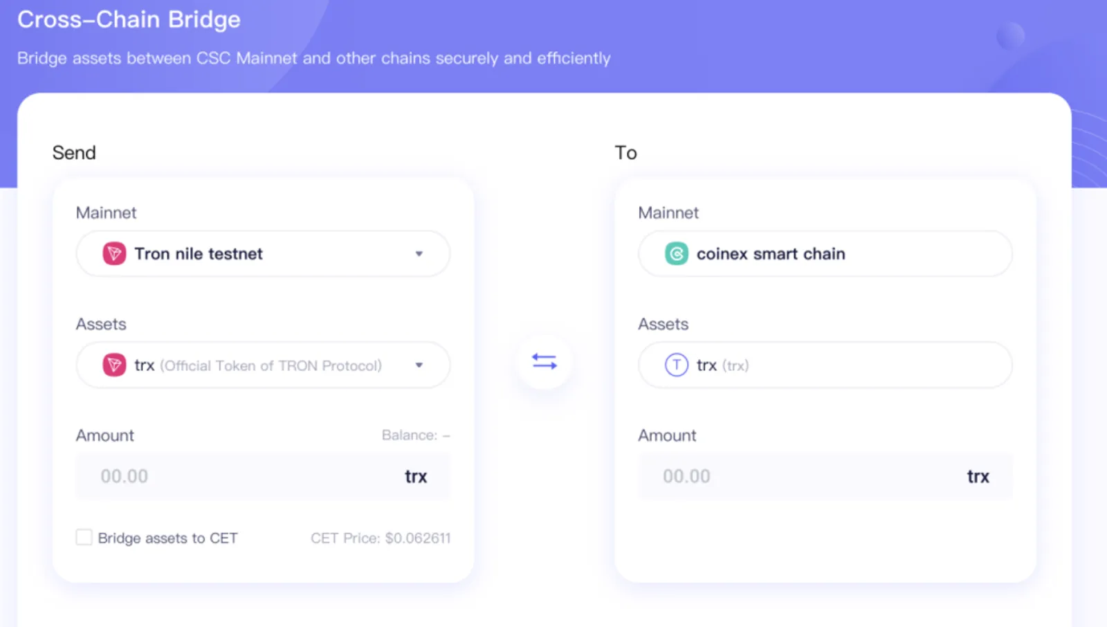 CoinEx Smart Chain：CSC跨链桥稳扎稳打，再增主流资产兑换 - image 2