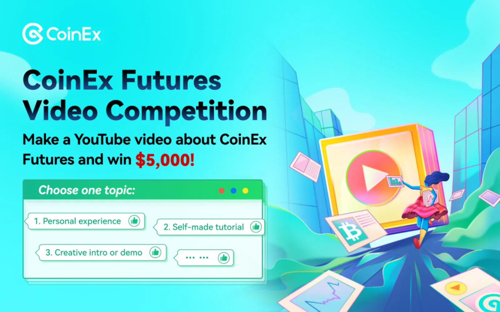 CoinEx合約視頻大賽掀交易浪潮，活動已圓滿落幕