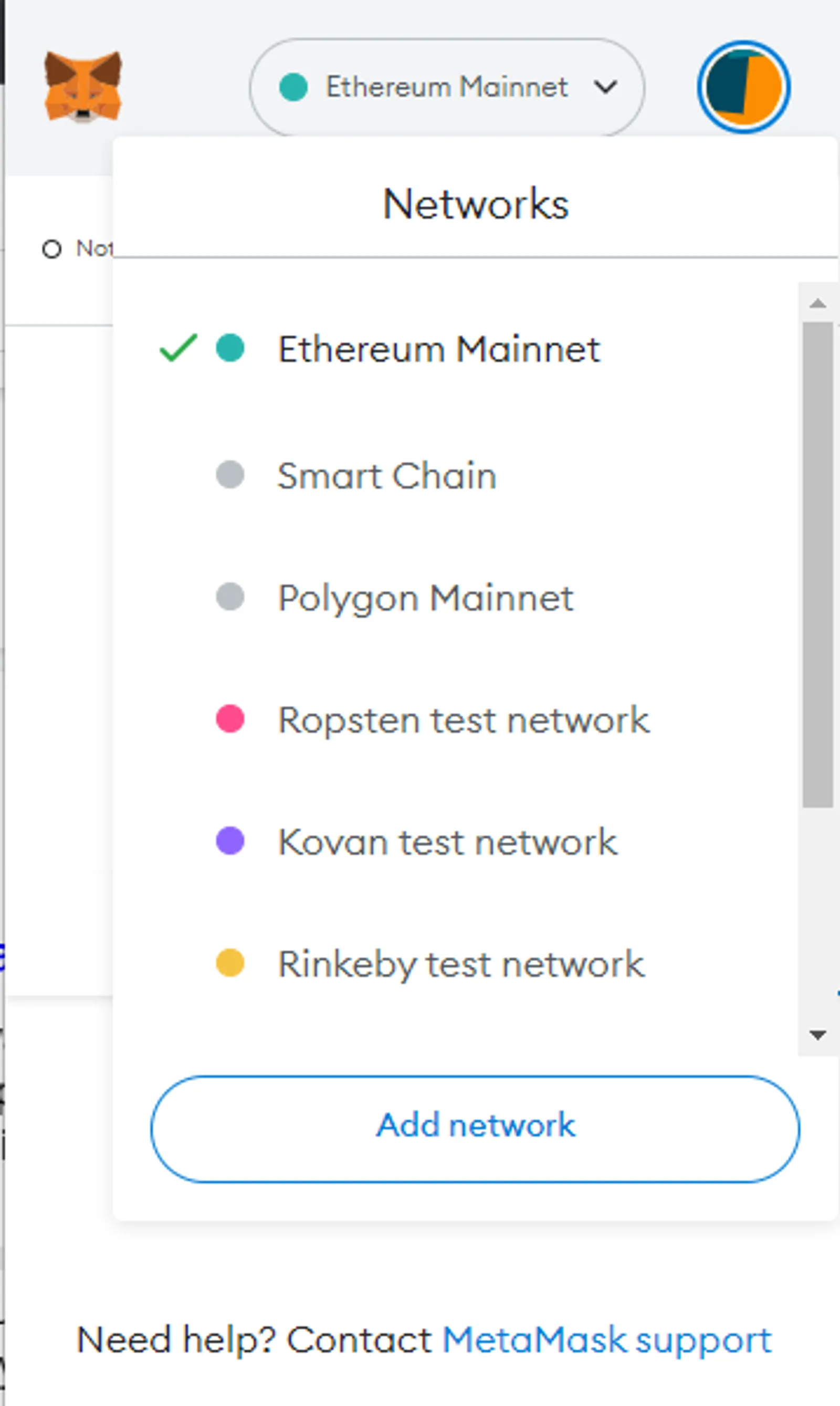 Add Polygon Network to Metamask