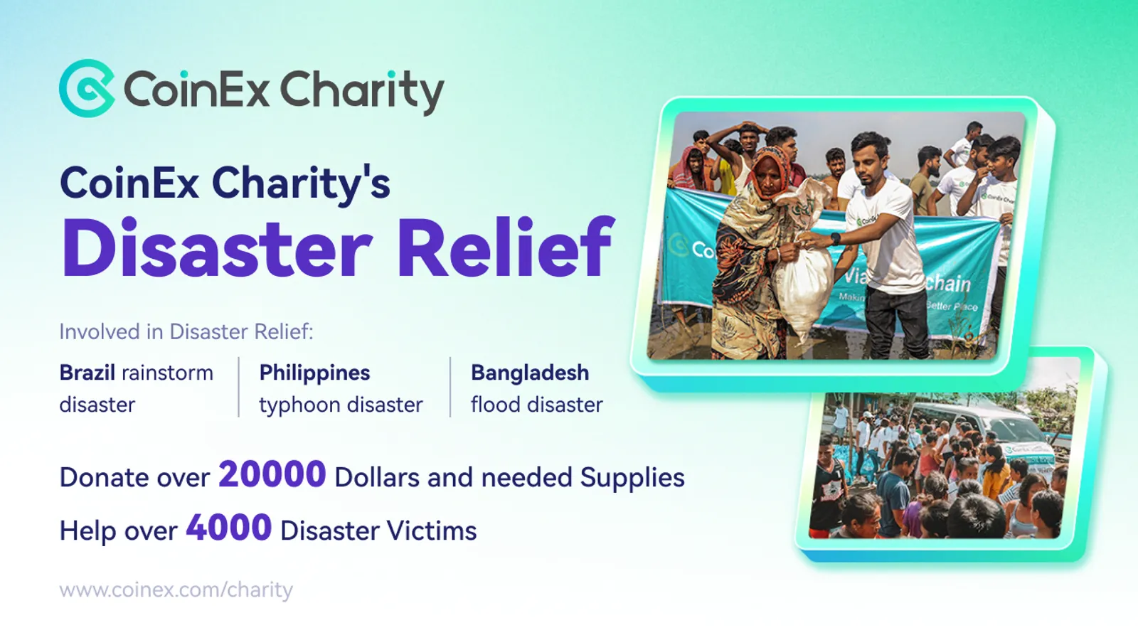 CoinEx Charity Yıllık Yardımlar: Dünyaya Hayırseverlikle Şefkati Yaymak - image 2