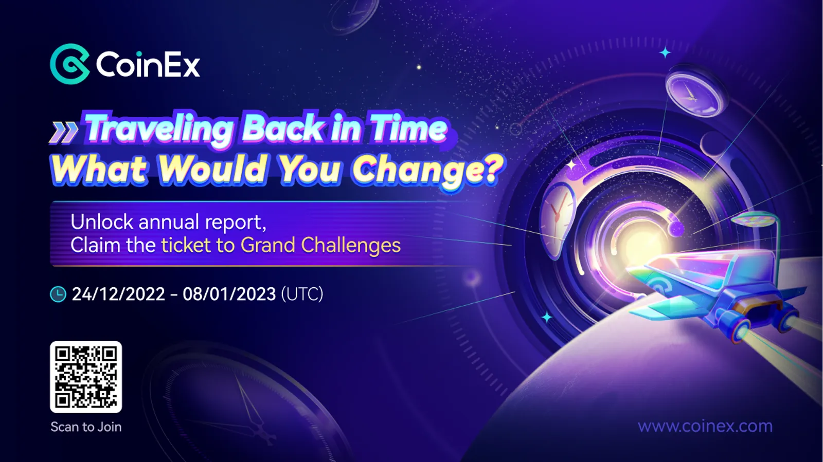 Unlock Your Anniversary Report with CoinEx Time Machine