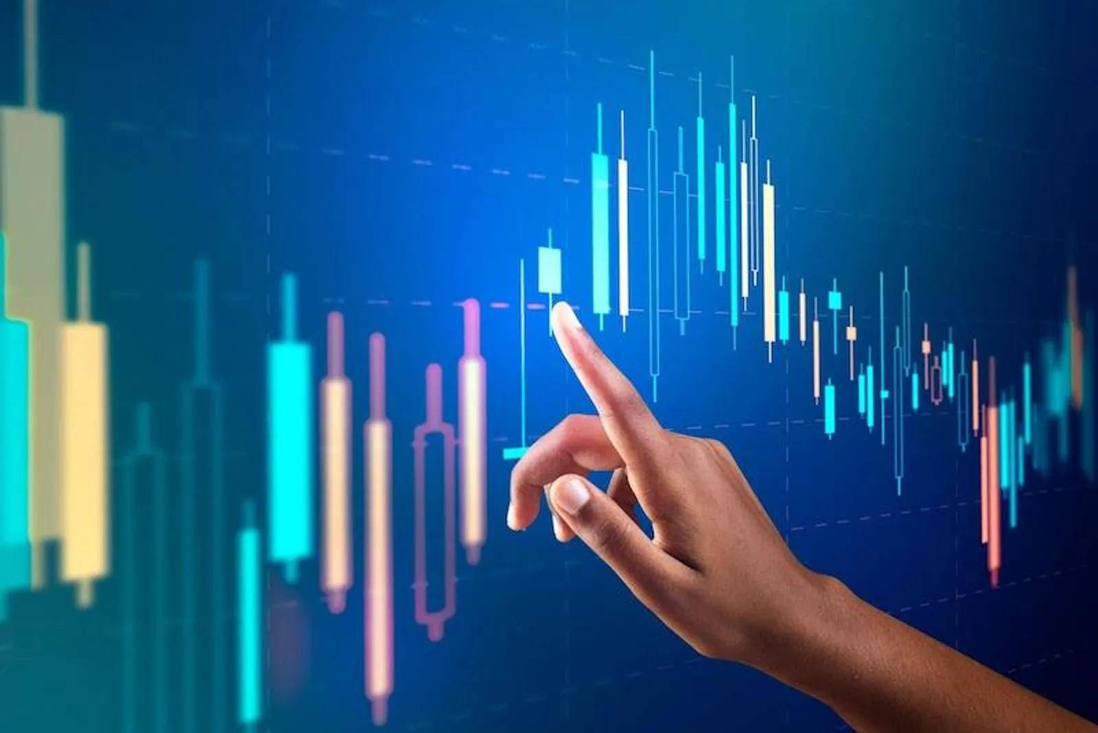 candlesticks to read price trends