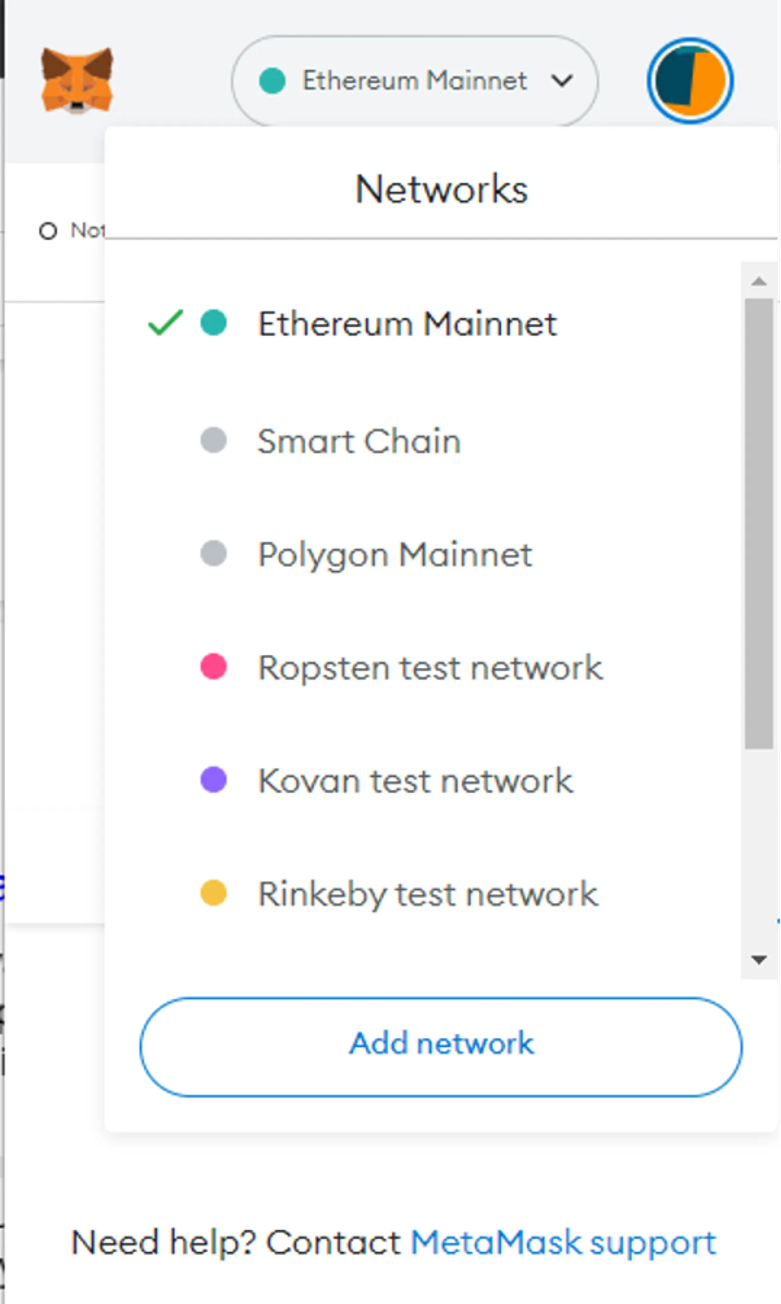 MetamaskをPolygonネットワークに設定する