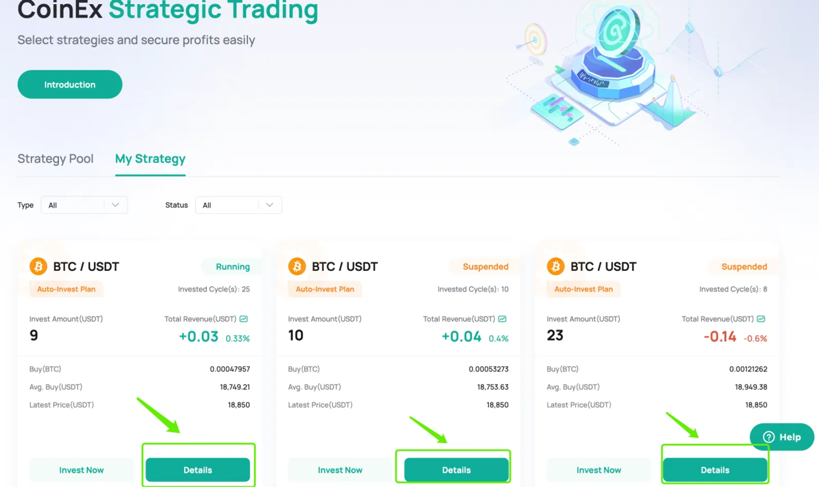 Hướng dẫn CoinEx｜Đầu tư tiền điện tử dễ dàng thông qua Kế hoạch đầu tư tự động CoinEx - image 8