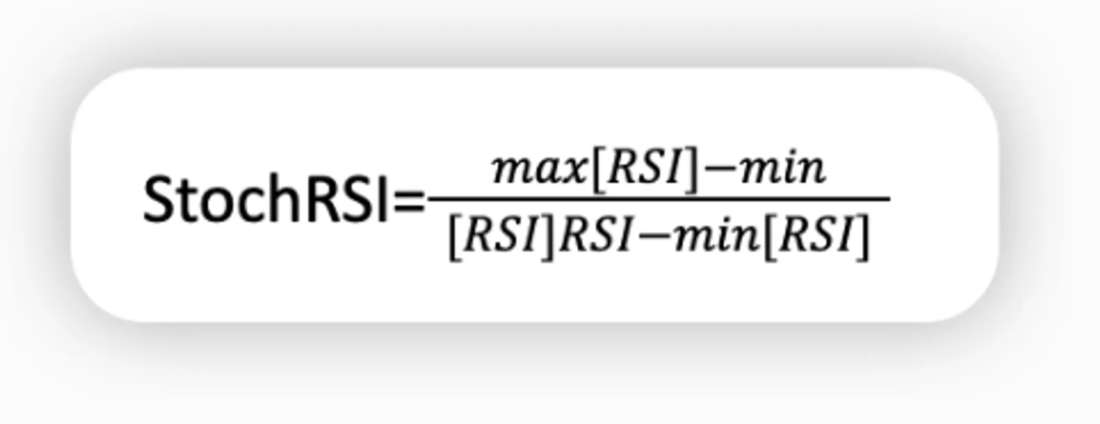 Stochastic RSI