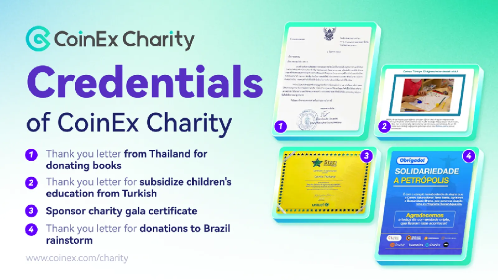 Kacuv đánh giá cao nỗ lực hỗ trợ giáo dục của CoinEx Charity