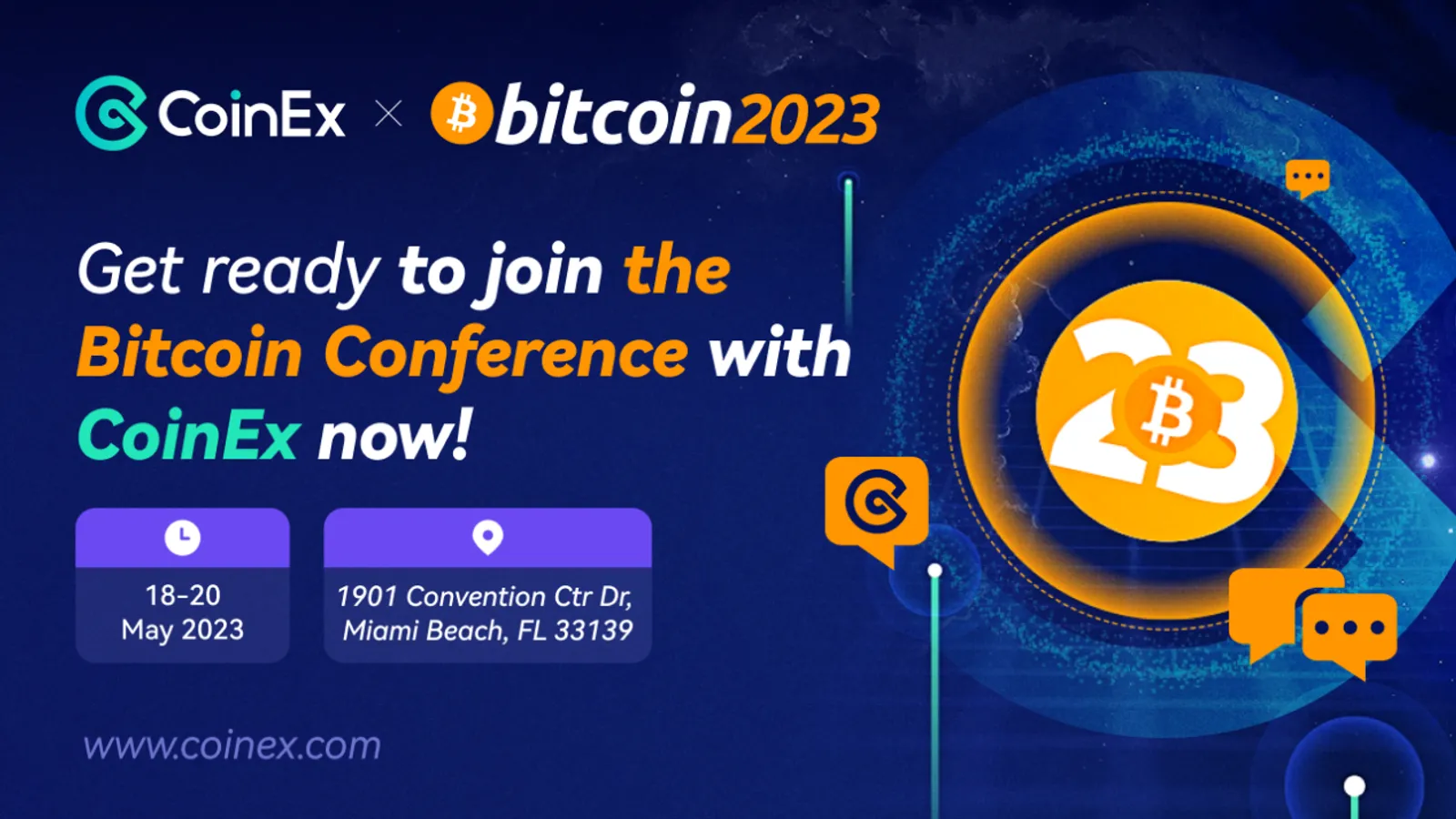 助力加密貨幣發展，CoinEx宣佈贊助Bitcoin 2023 - image 2