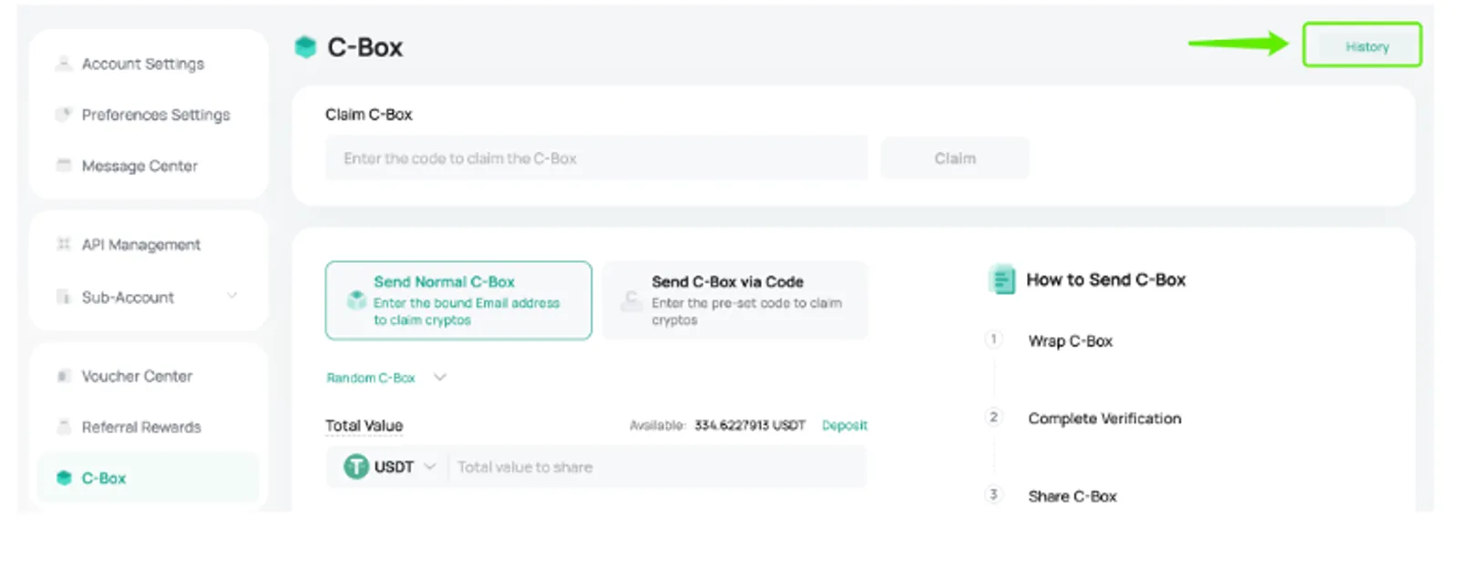C-Box page history