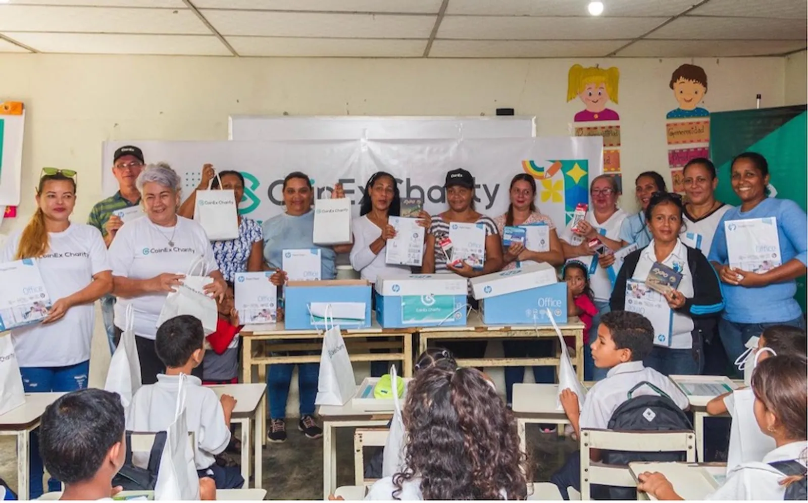 CoinEx Charity Donation in Venezuela
