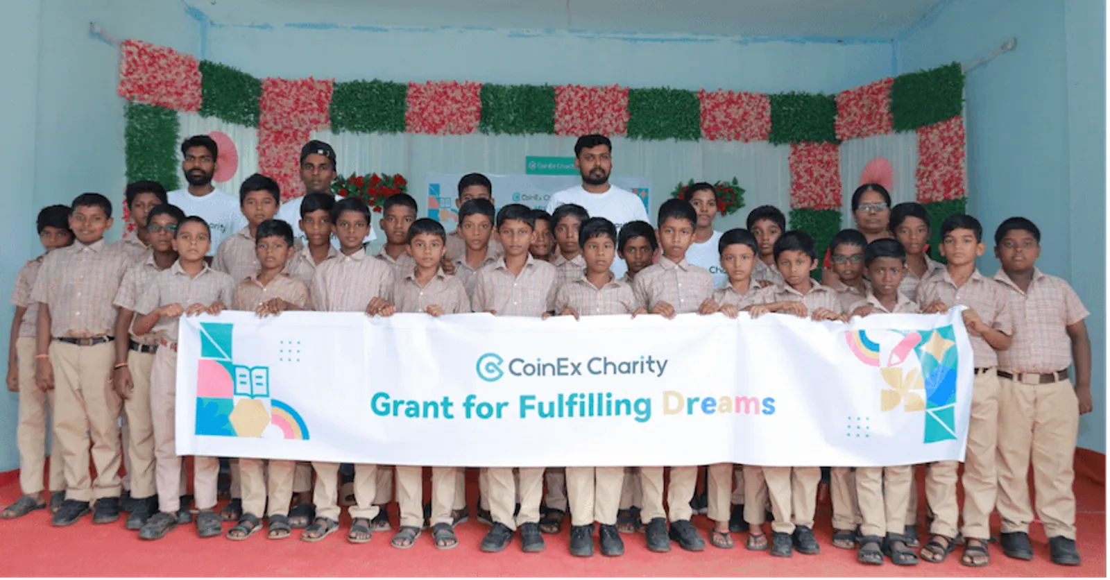 CoinEx Charity in India