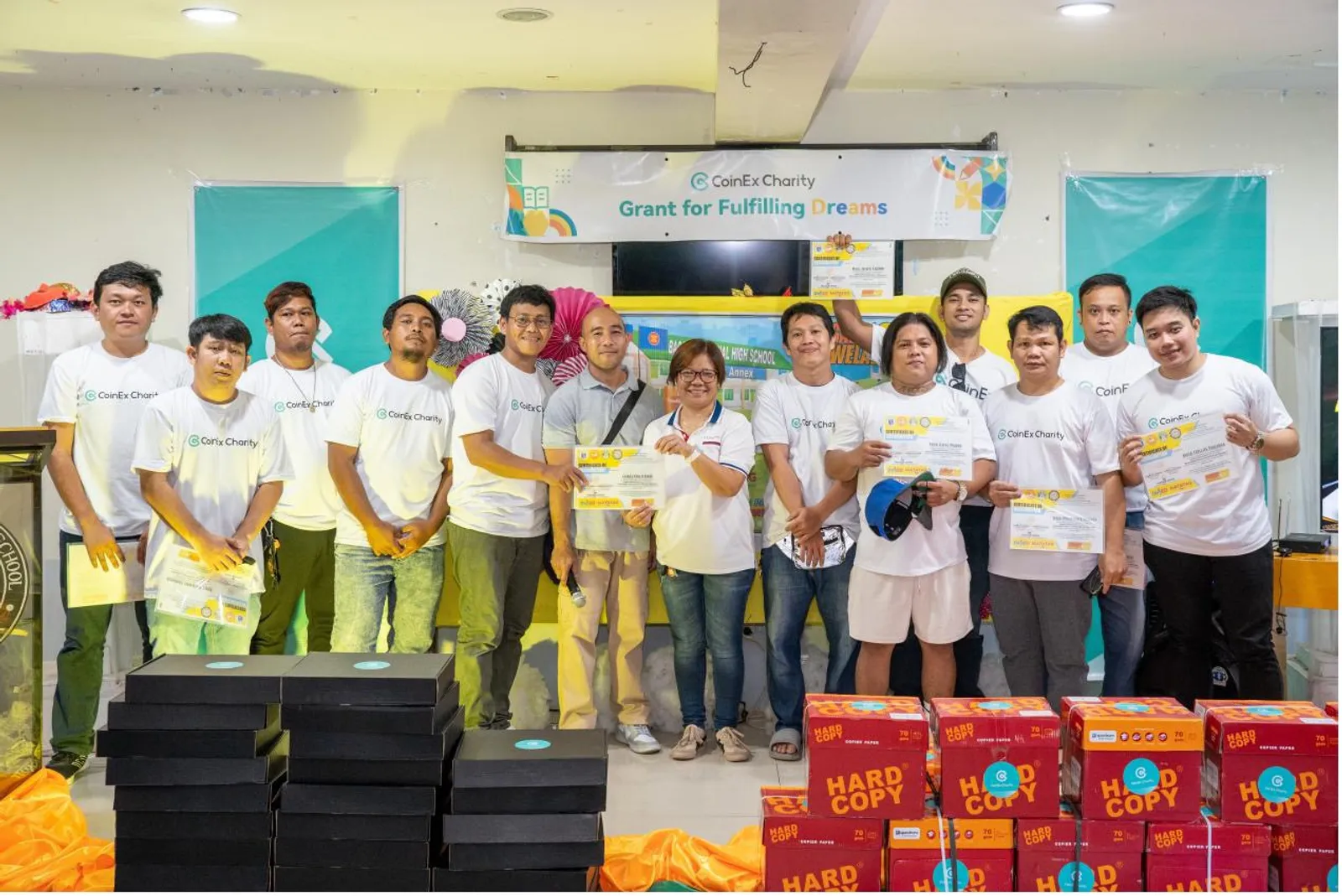 CoinEx Charity Grants in the Philippines