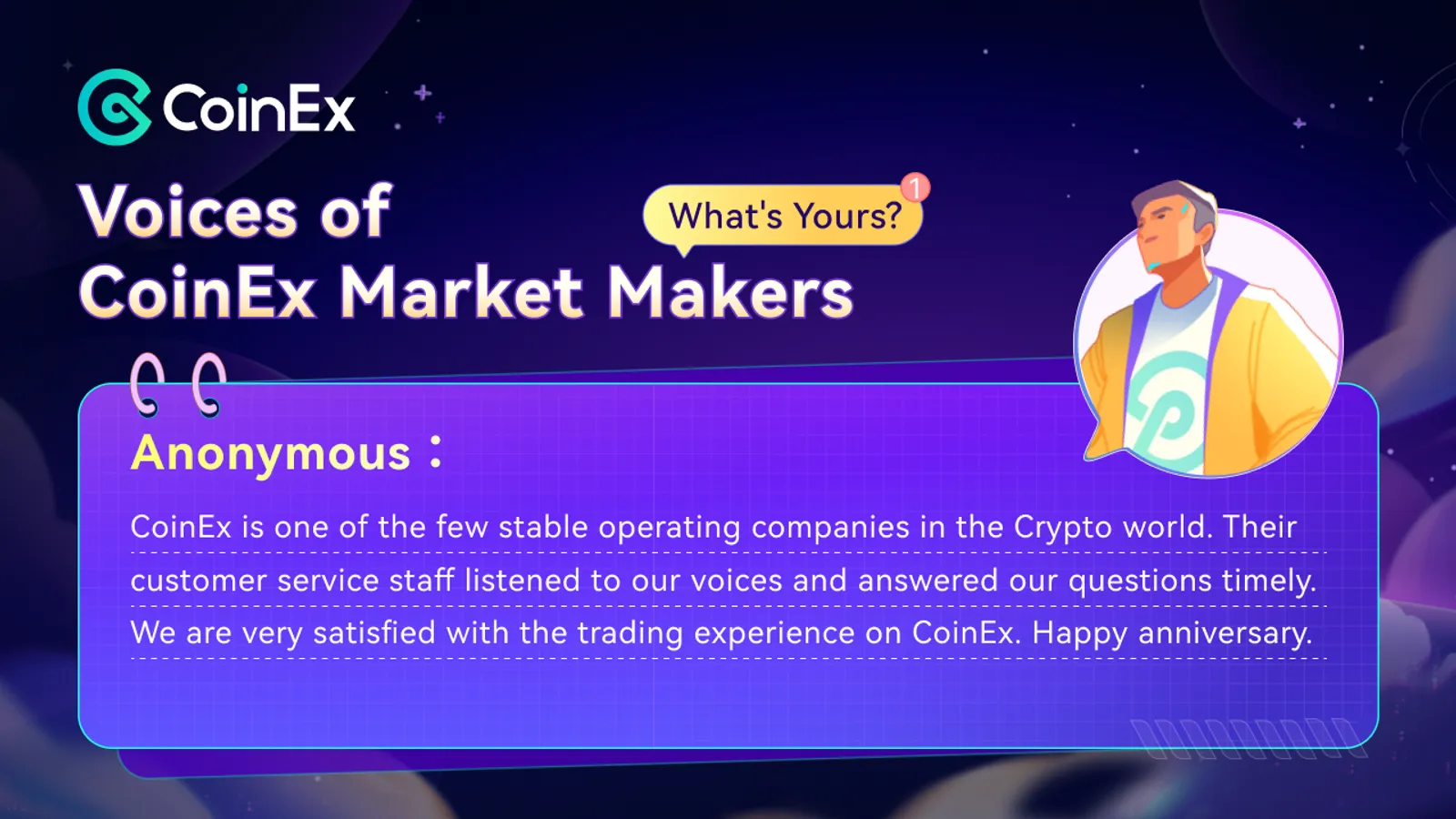Kỷ niệm 6 năm thành lập CoinEx: Chiến dịch cộng đồng #YouRaiseMeUp thành công chứng tỏ sức mạnh của sự lắng nghe góp ý từ người dùng - image 5