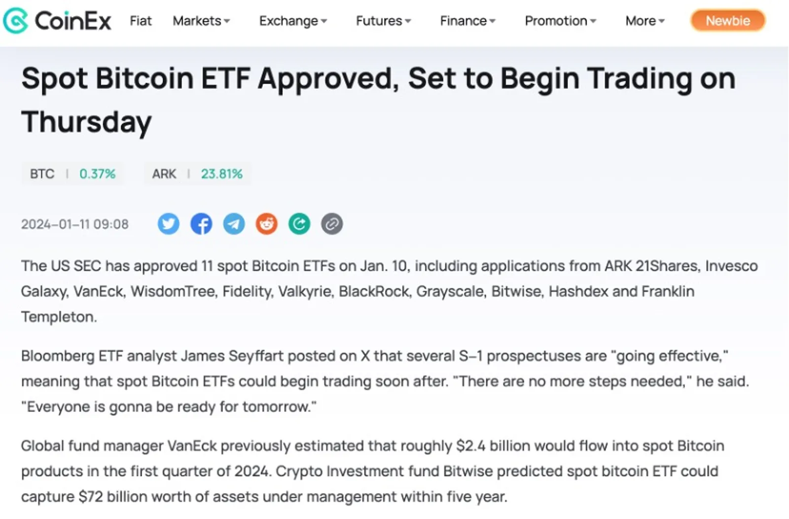 Aprovação do ETF de Bitcoin: O Mercado Cripto Receberá um Mercado em Alta?