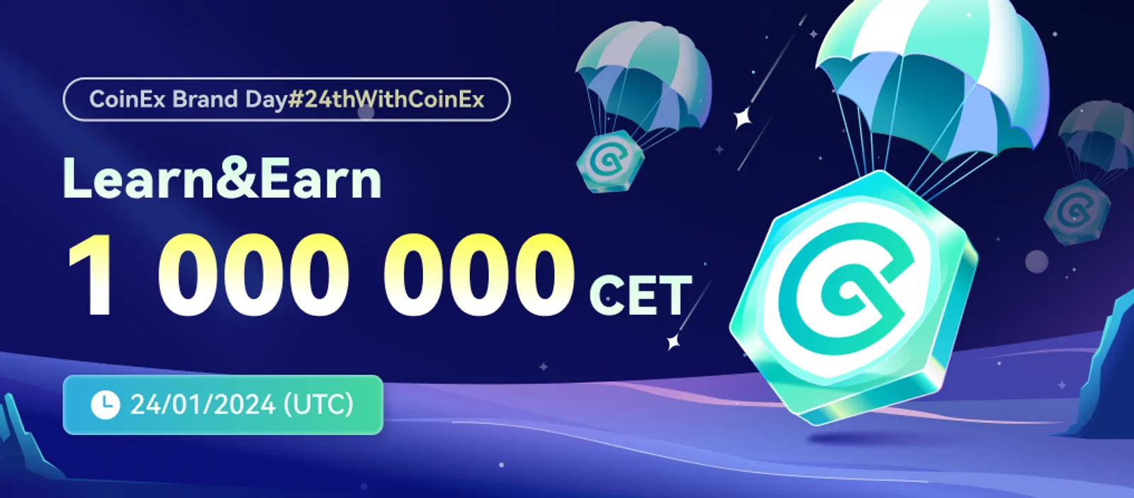 CoinEx продолжает повышать ценность бренда: День бренда CoinEx с аирдропом 1 000 000 CET
