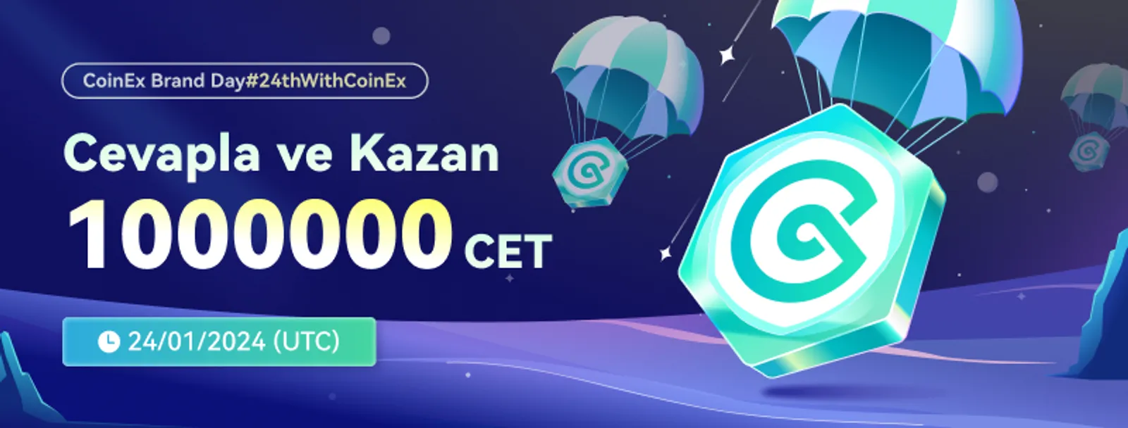 Yükselen Marka Değeriyle CoinEx Marka Günü’nü Başlattı: 1.000.000 CET Airdrop Sizi Bekliyor!