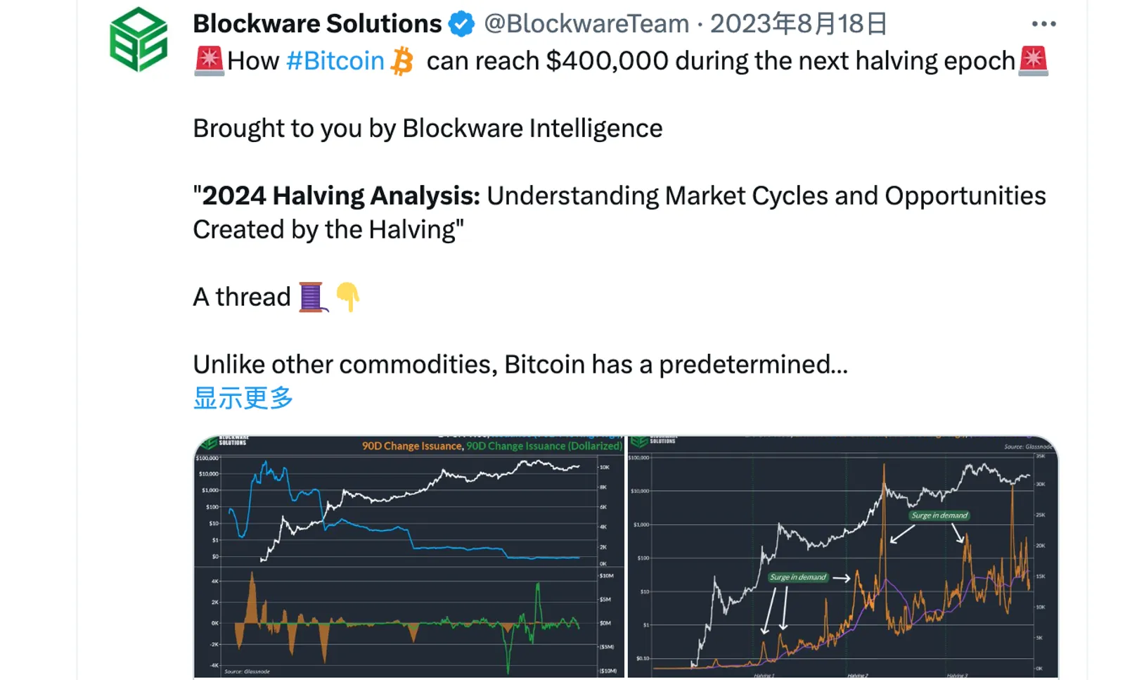 Suggestion from Blockware Solutions