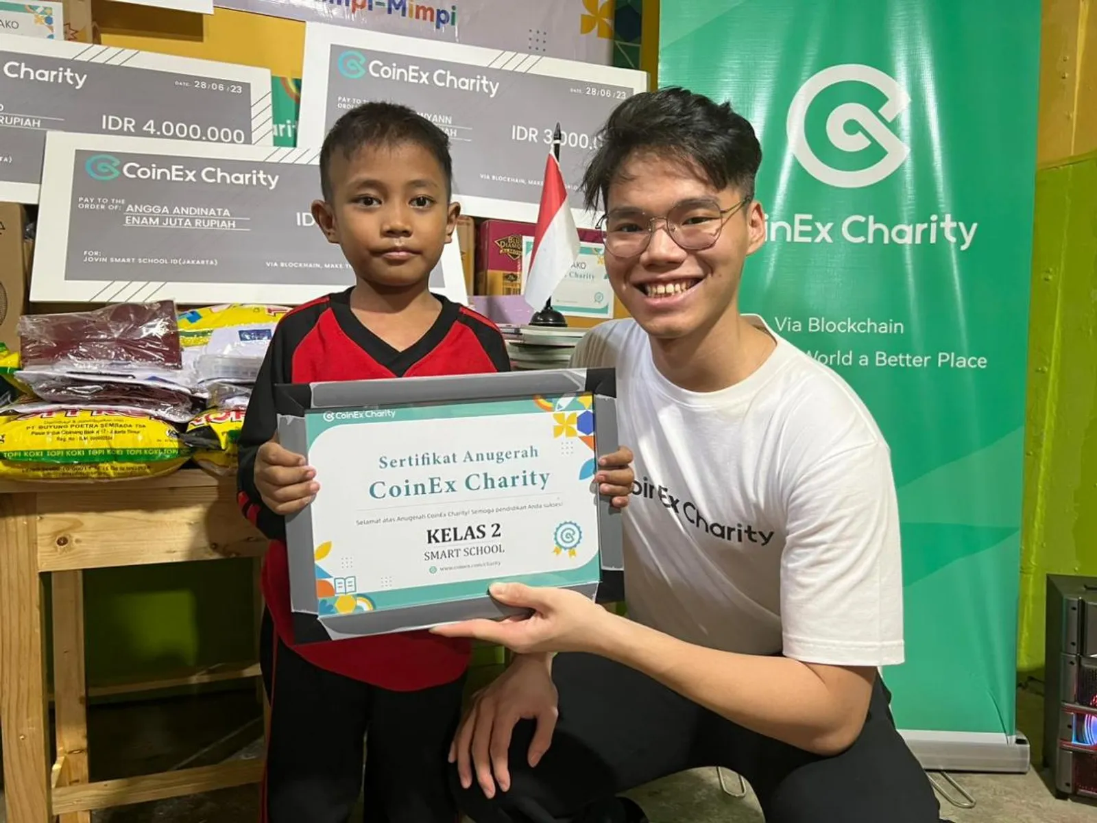 CoinEx Charity圆梦助学公益第四站：资助印尼贫困学生，助力全球教育发展 - image 3