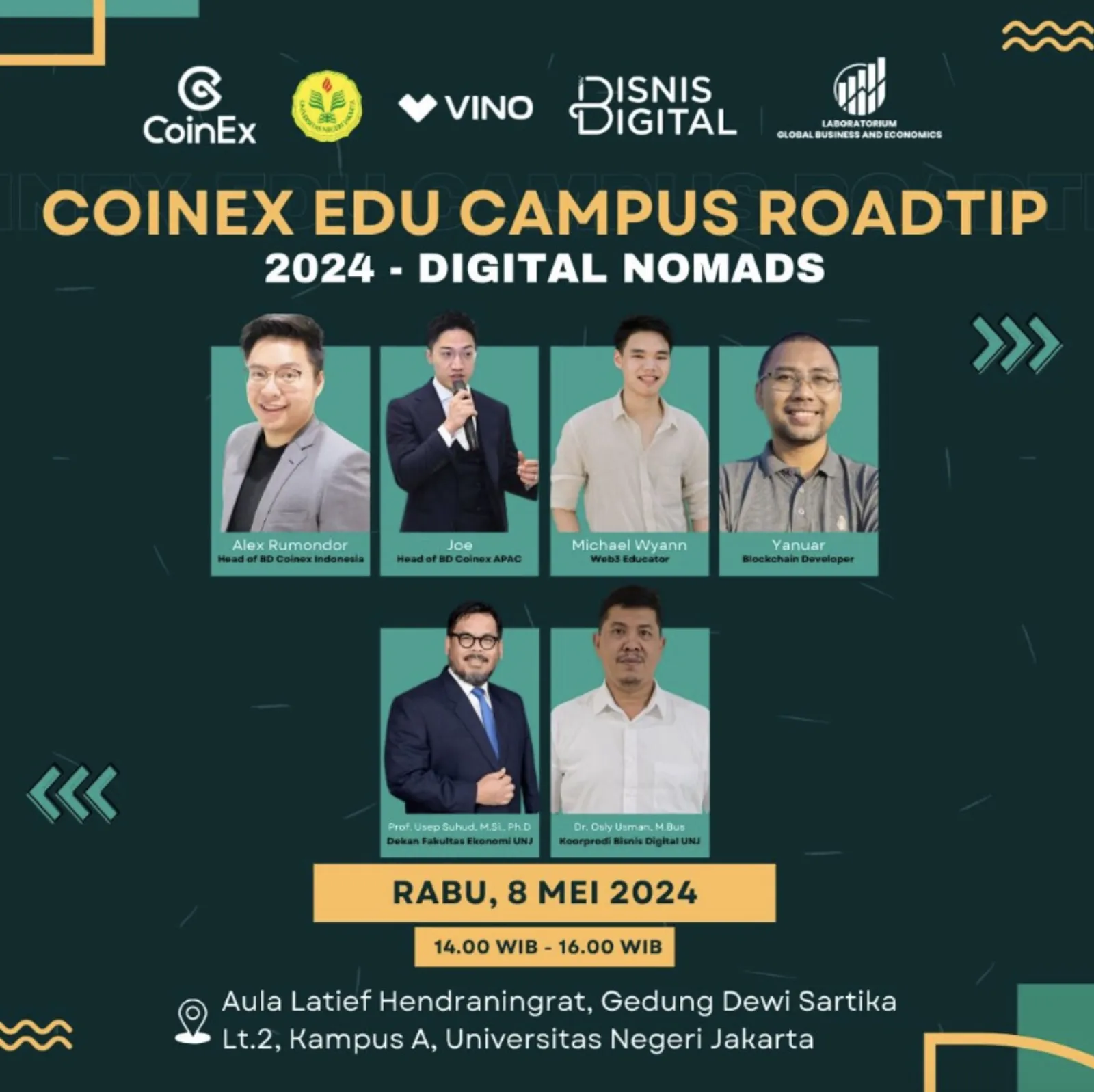 CoinEx Charity impulsa la educación blockchain en la Universidad Estatal de Yakarta - image 2