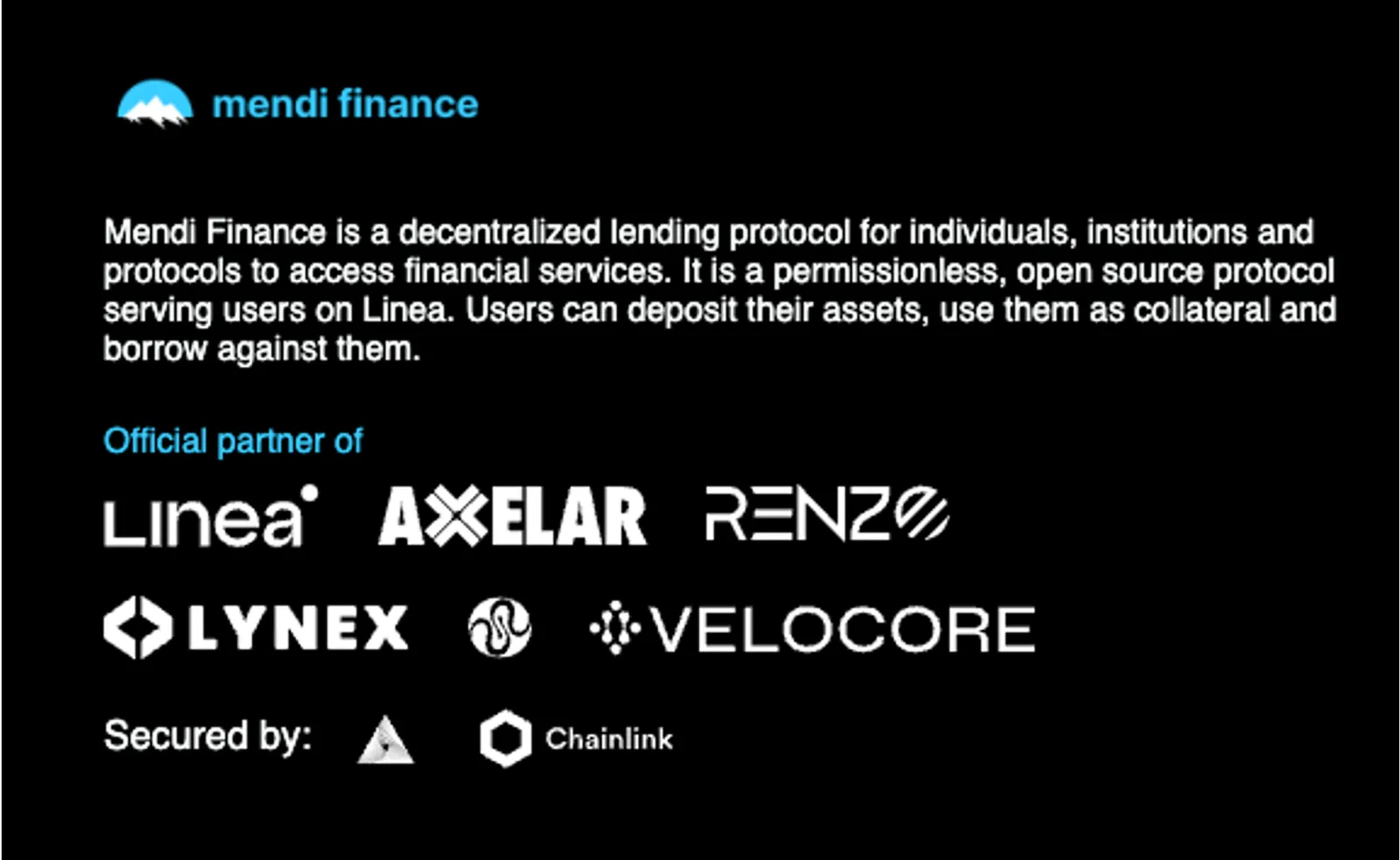 Image showing what is Mendi Finance