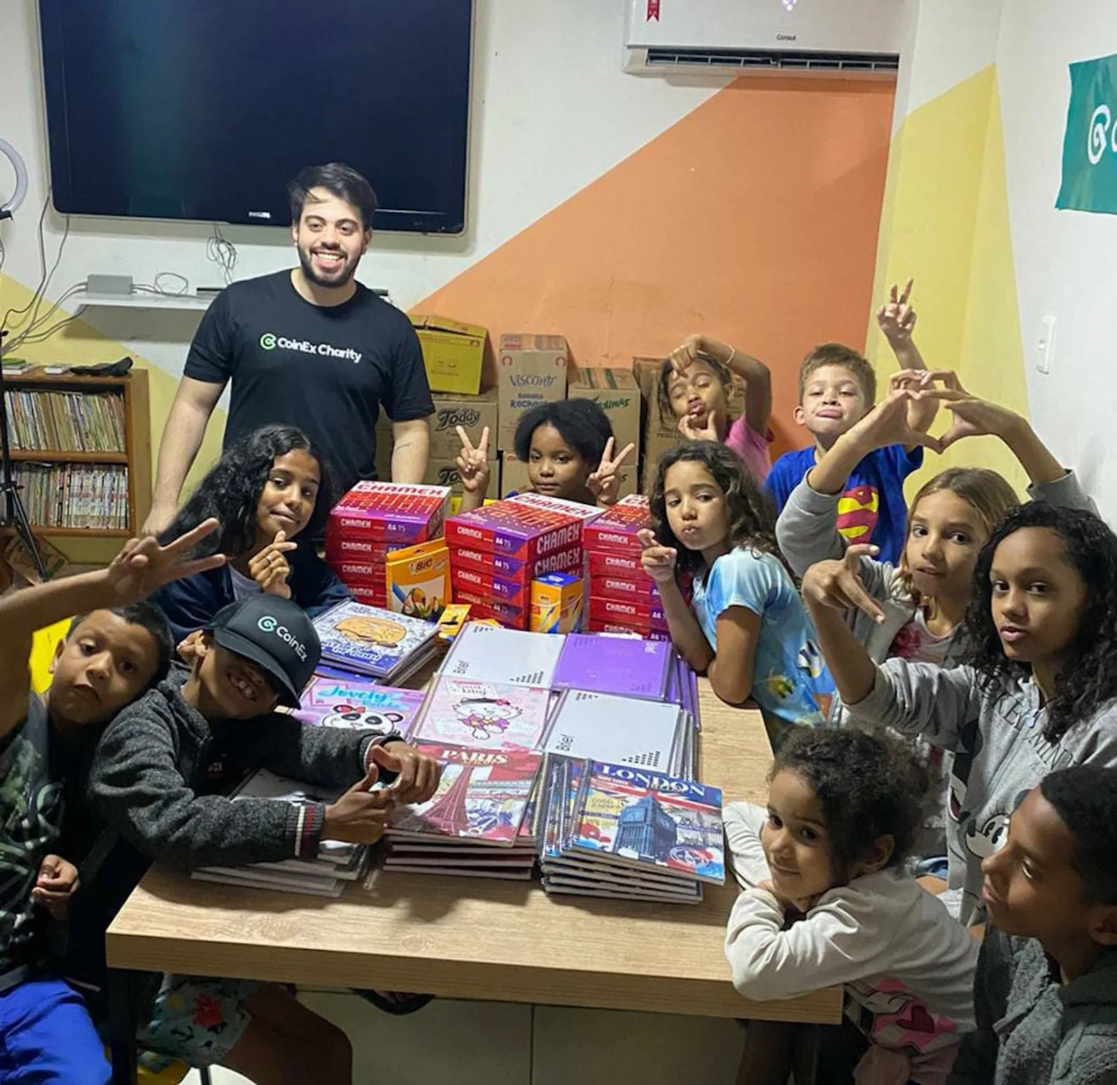 CoinEx Charity no Brasil