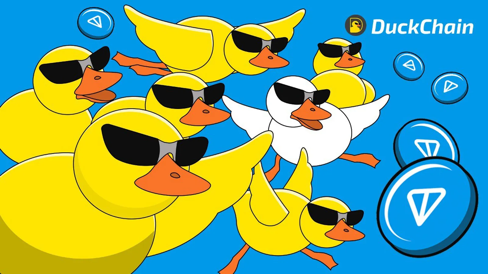 The Cartoon character of DuckChain