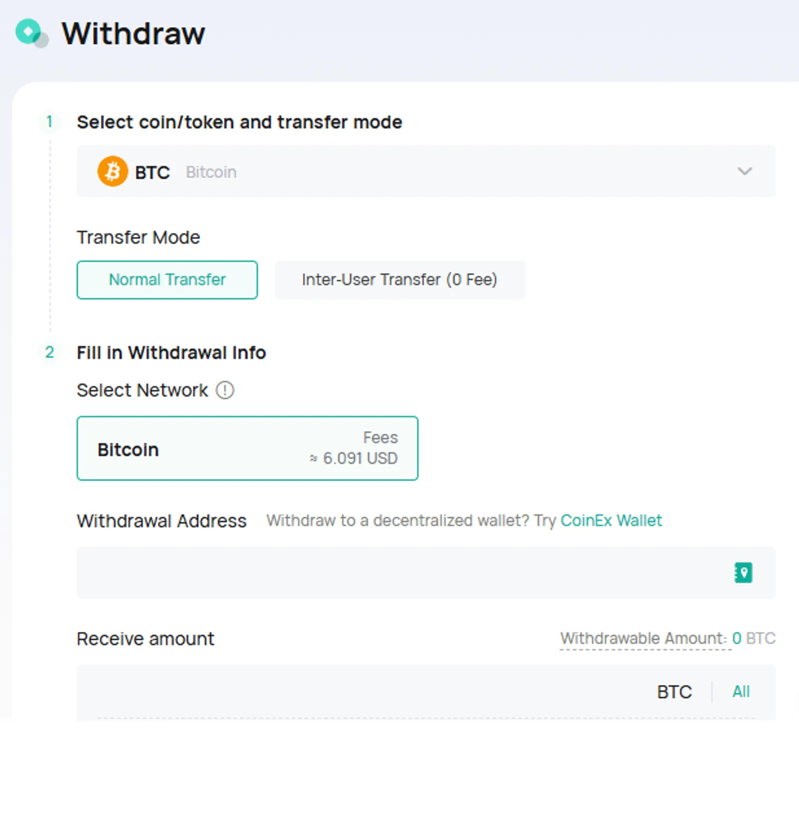 Withdraw Profits
