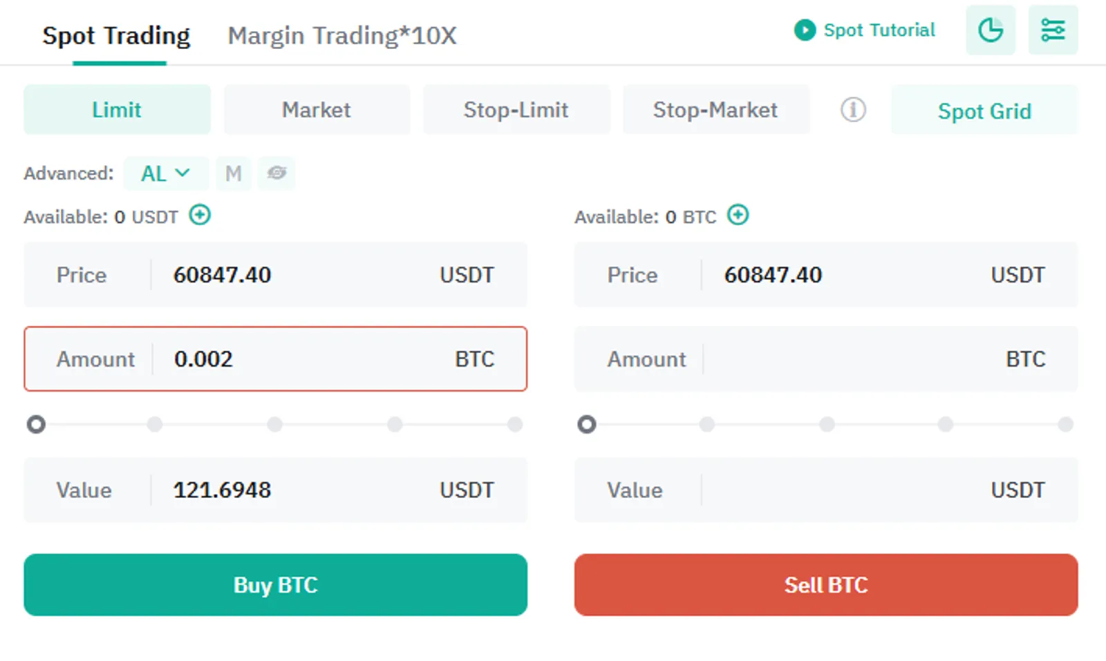 Place Your First Trade