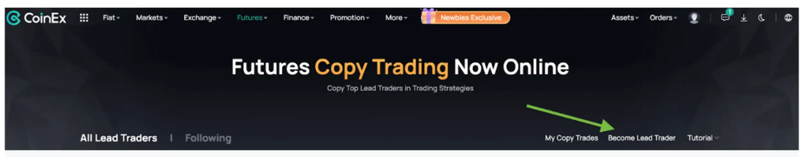 Trader Líder CoinEx