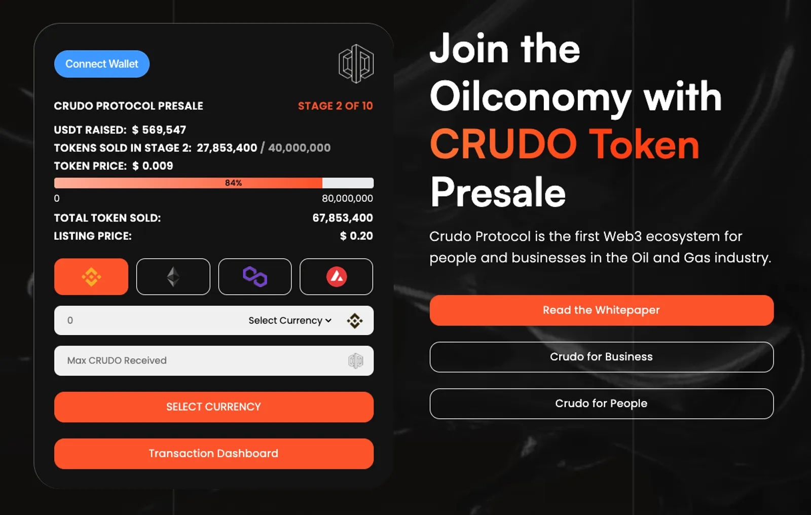 Crudo Protocol Presale