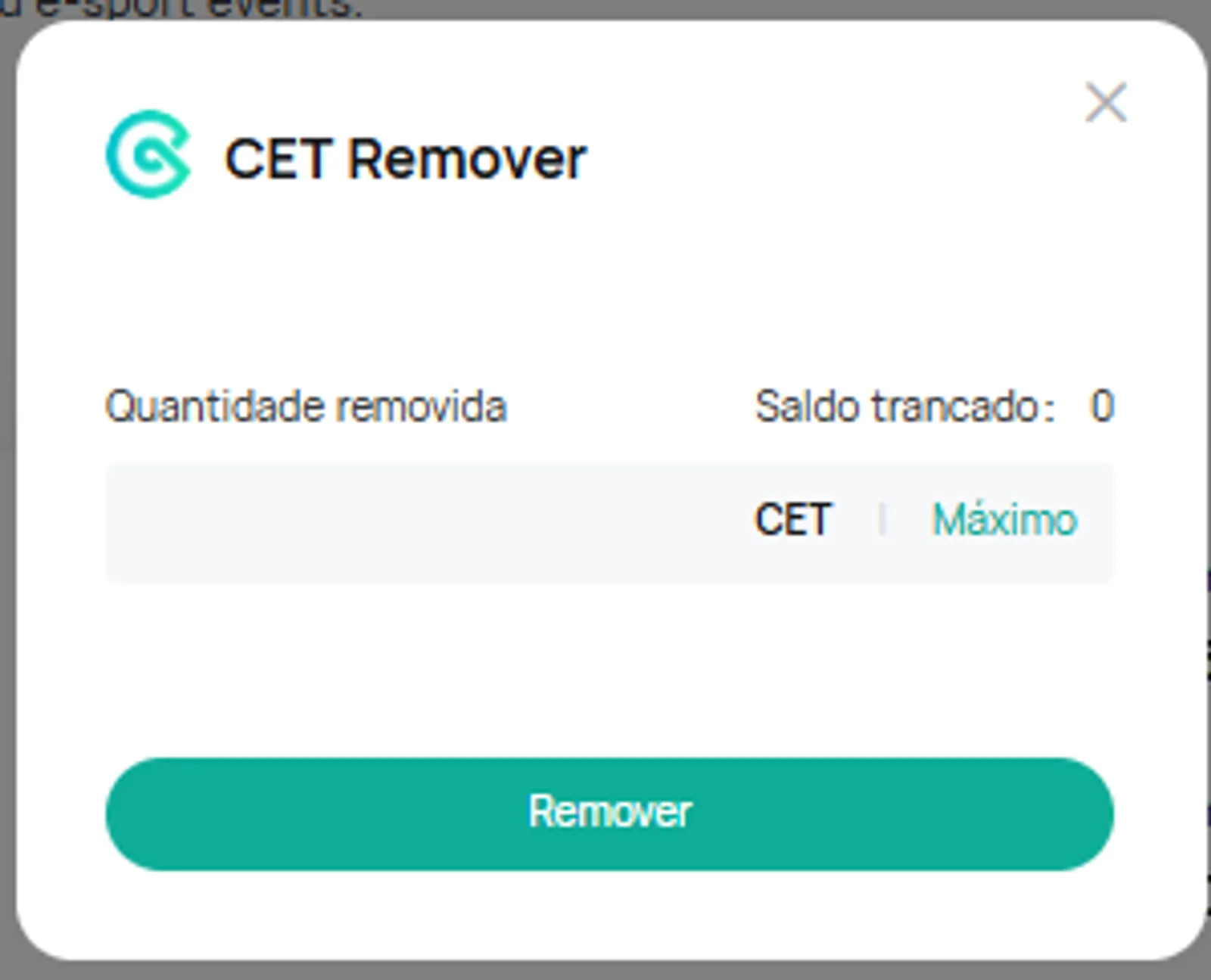 Mineração CoinEx