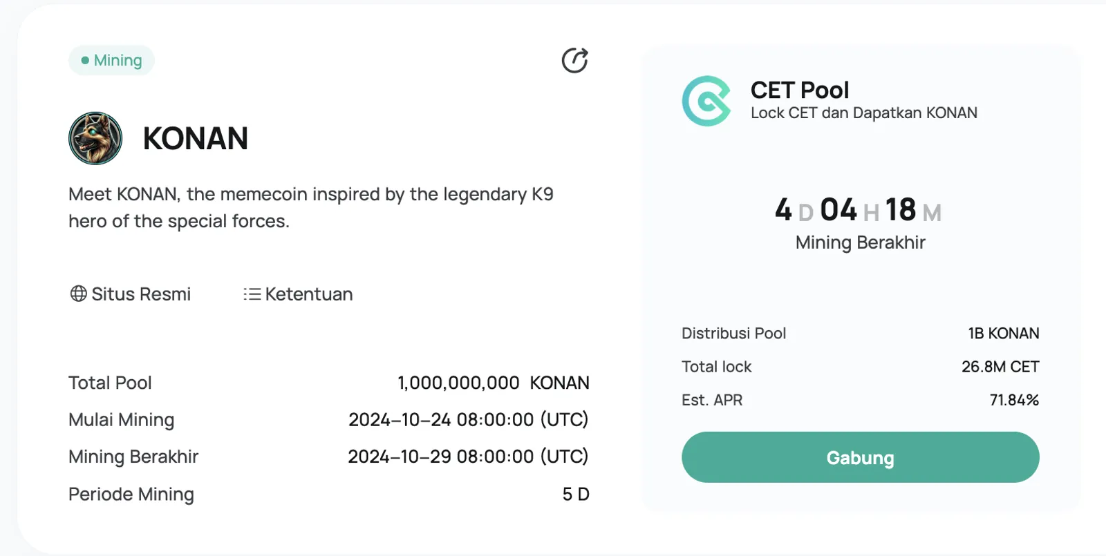 Membuka Peluang Baru dengan CET: Aktivitas Mining CoinEx Hadiahkan Pengguna dengan KONAN