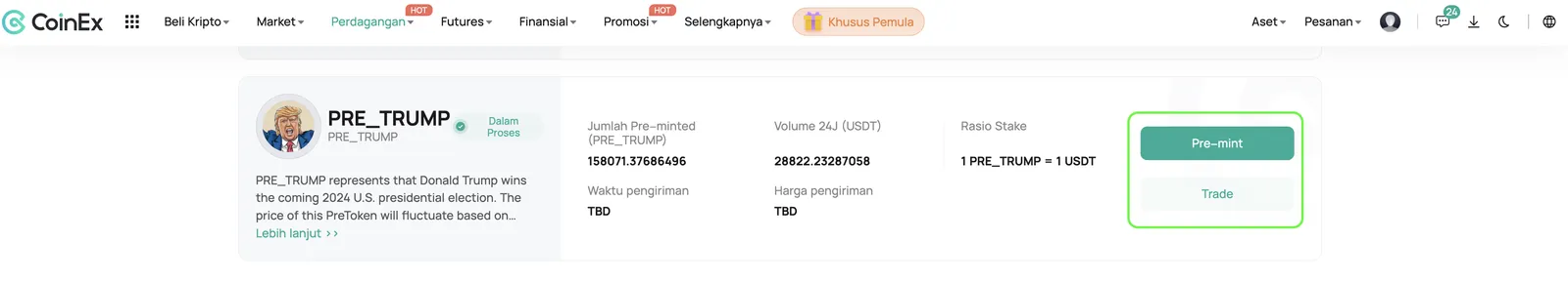 Panduan Produk CoinEx: Cara Ikut Trading Pre-Token di CoinEx dan Raup Keuntungan Lebih Awal - image 2