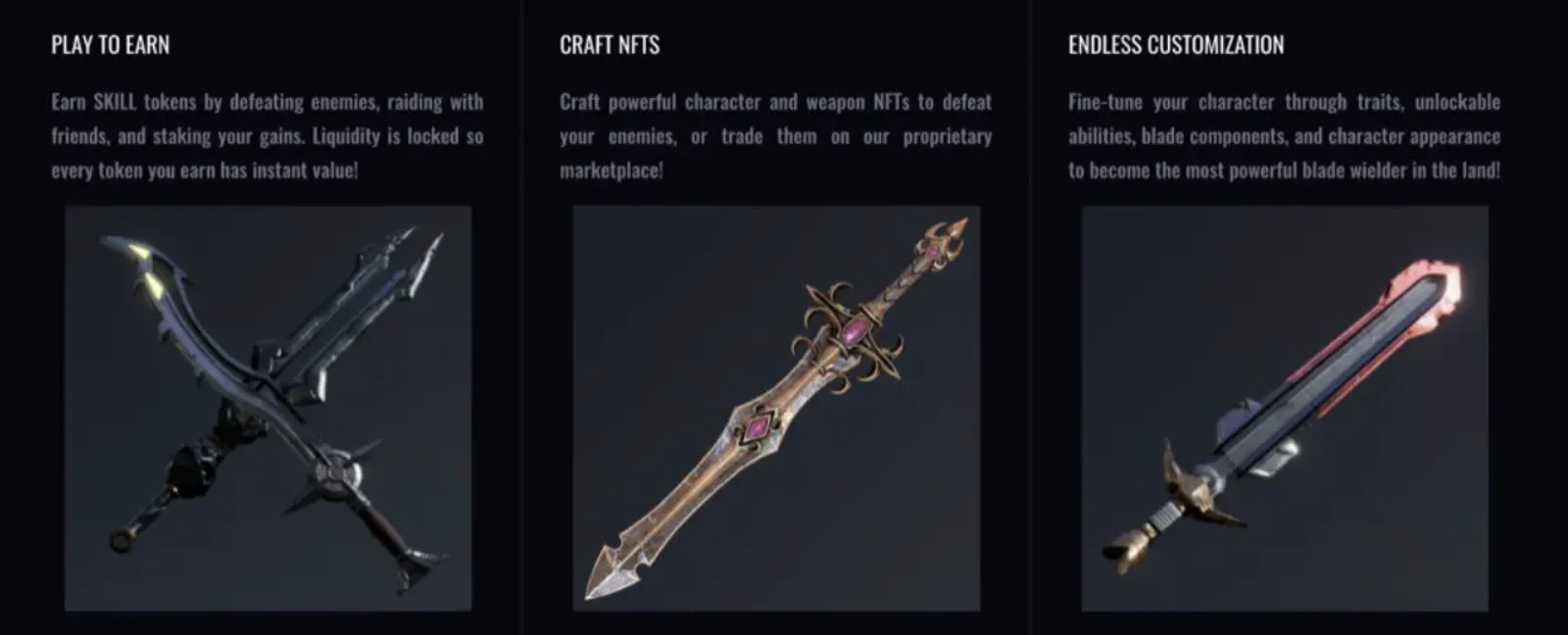 Play to Earn in the CryptoBlades game