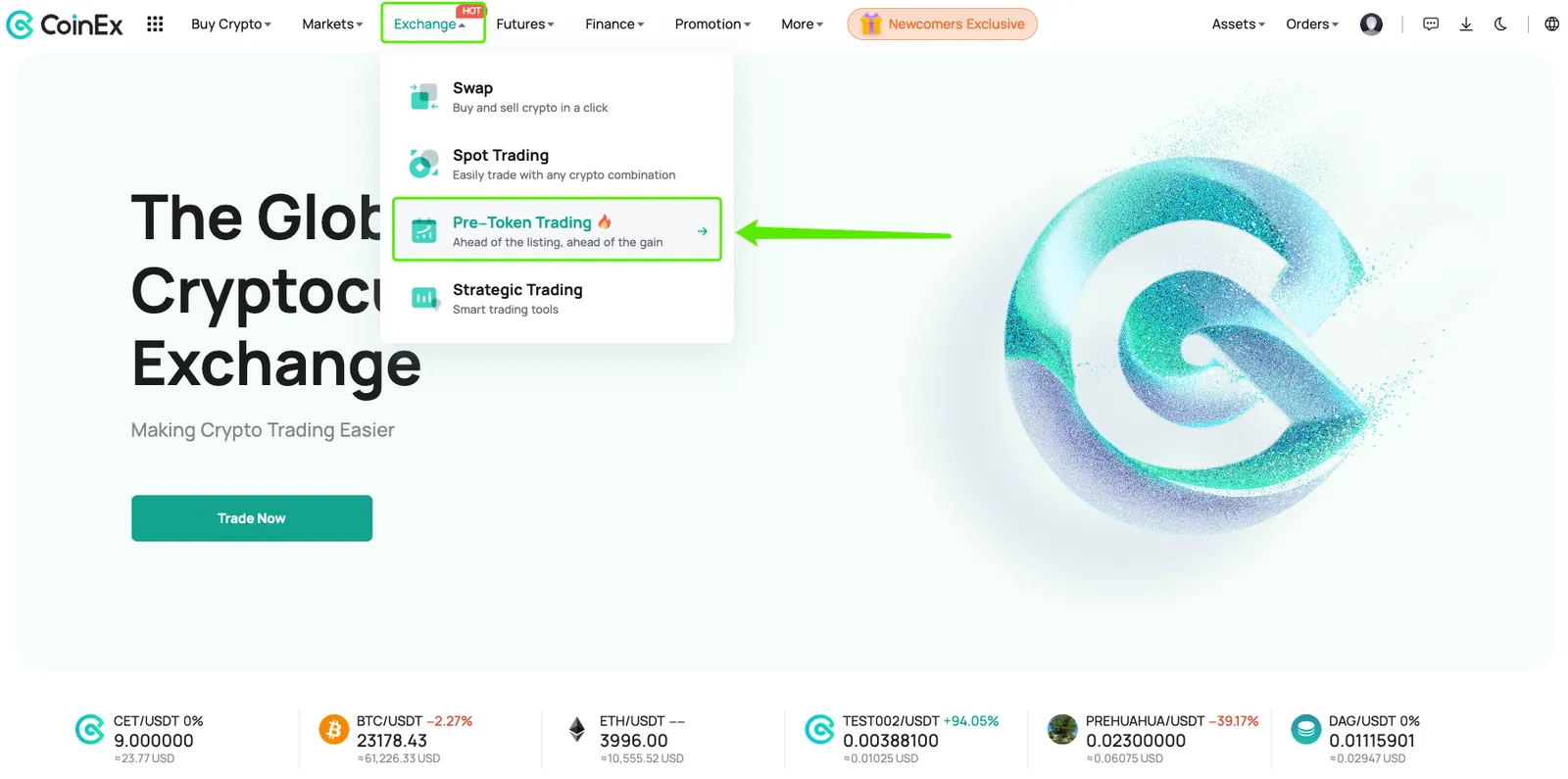 Guía de productos de CoinEx | Cómo participar en el trading de Pre-Token de CoinEx y obtener ganancias por adelantado