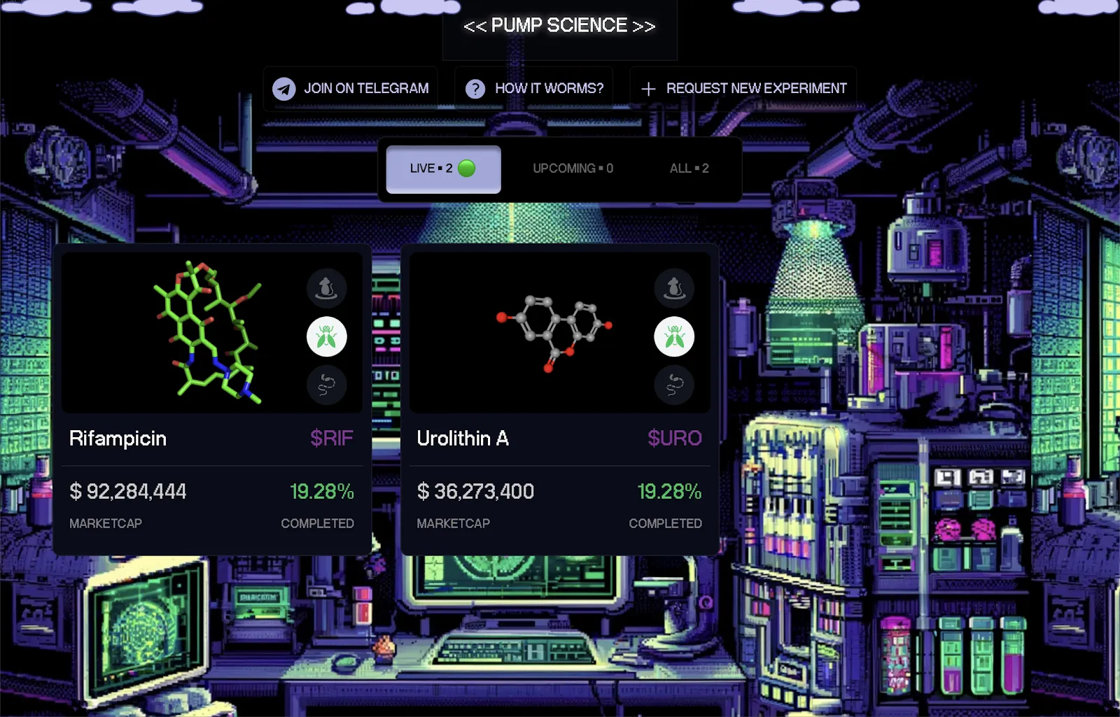 The logo of Pump.Science