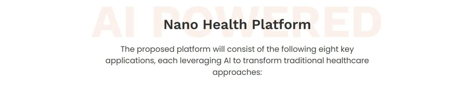Features of HealthSci_AI