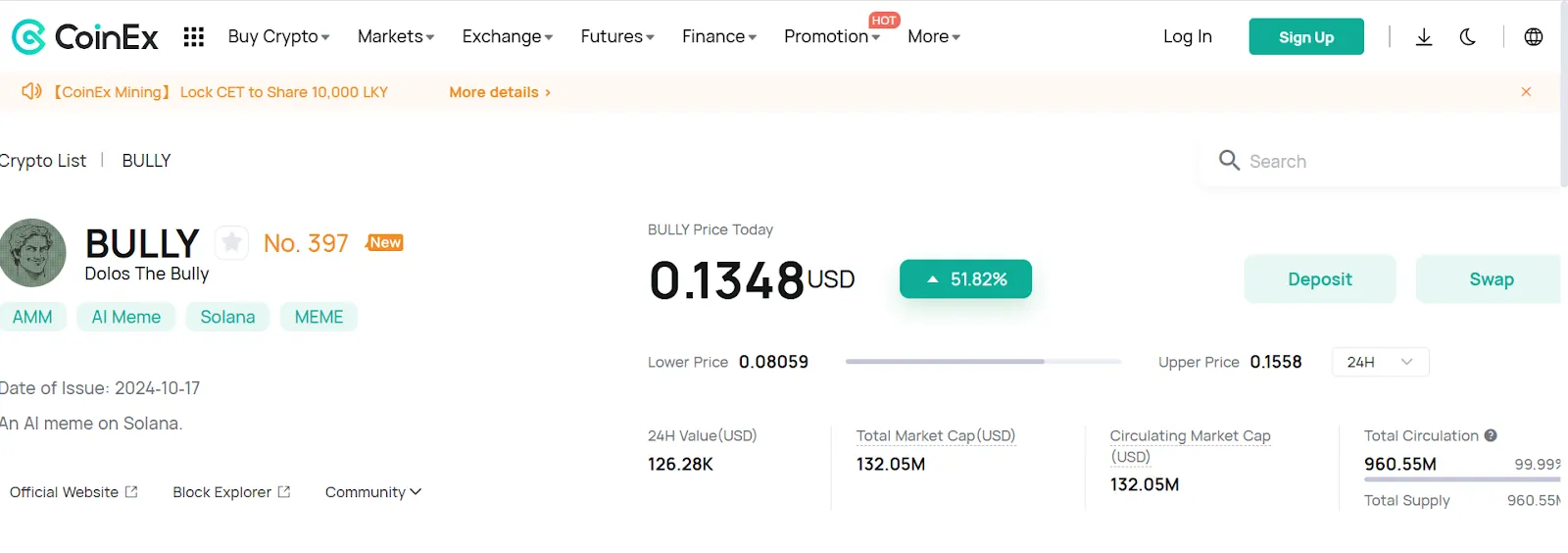 BULLY Price Structure and Significance in the Web3 Space