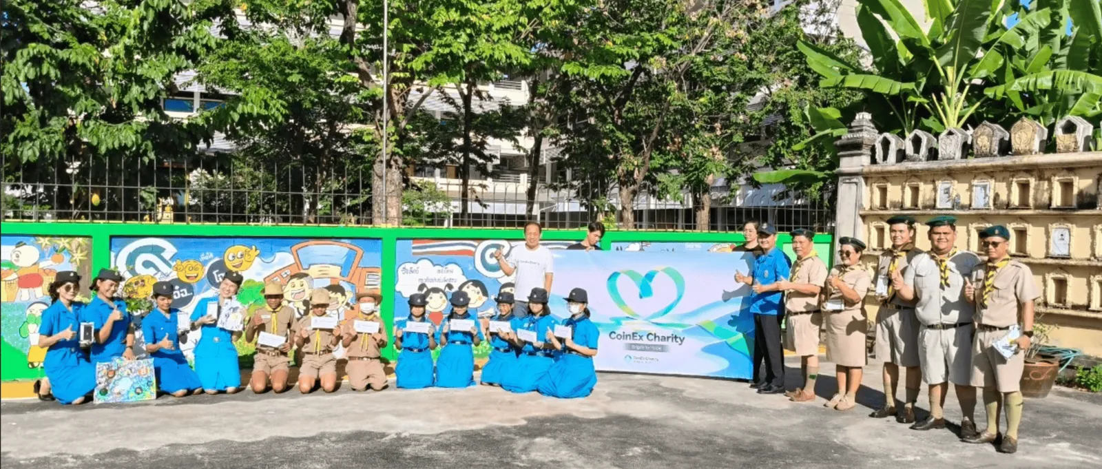 CoinEx Charity Inspires Thai Youth with “Wall of Dreams” Project - image 2