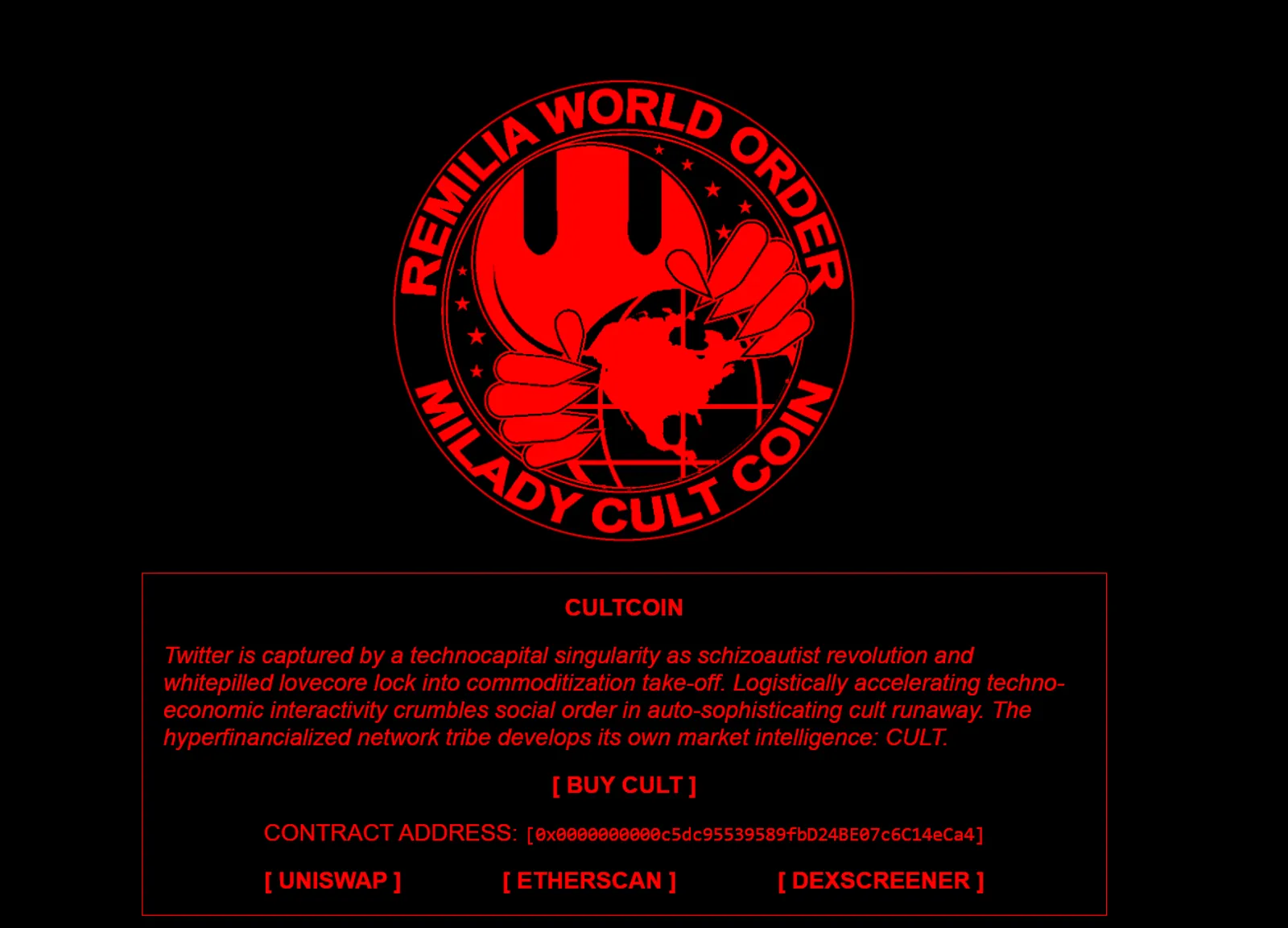 The logo of CULT