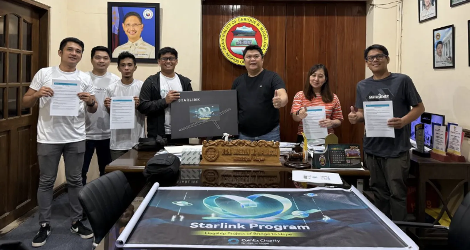 Program Starlink | CoinEx Charity Luncurkan Unit Starlink Pertama di Filipina