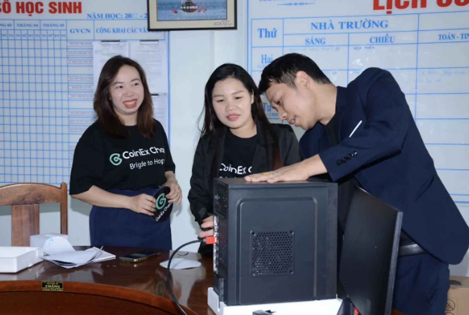 CoinEx Charity Donasikan Peralatan untuk Sekolah Lac Xuan, Vietnam - image 3