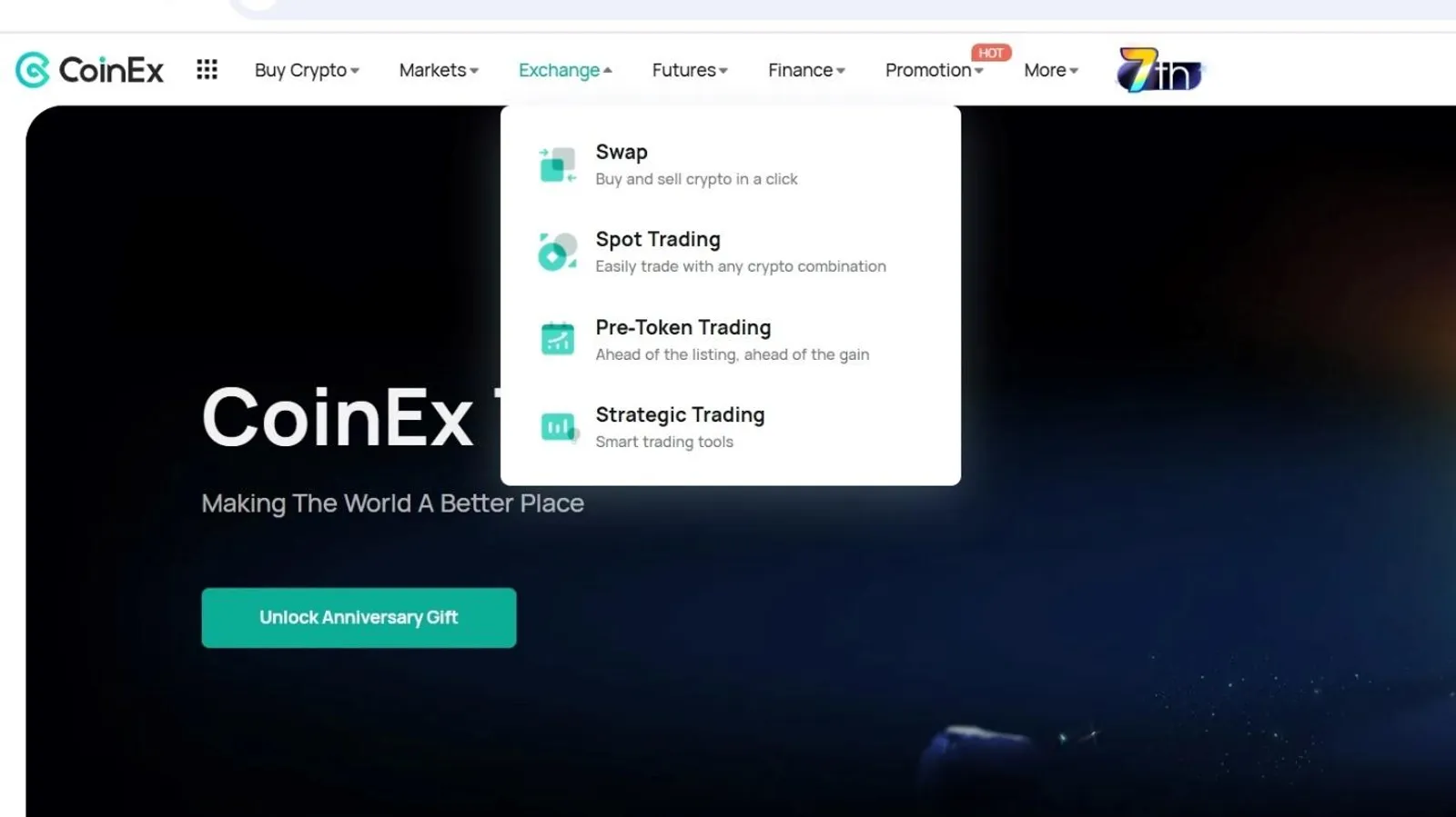 Intercambia criptomonedas en CoinEx en segundos - image 3