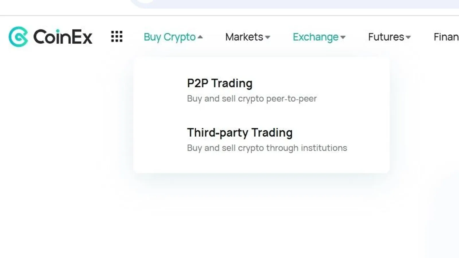 Intercambia criptomonedas en CoinEx en segundos - image 2
