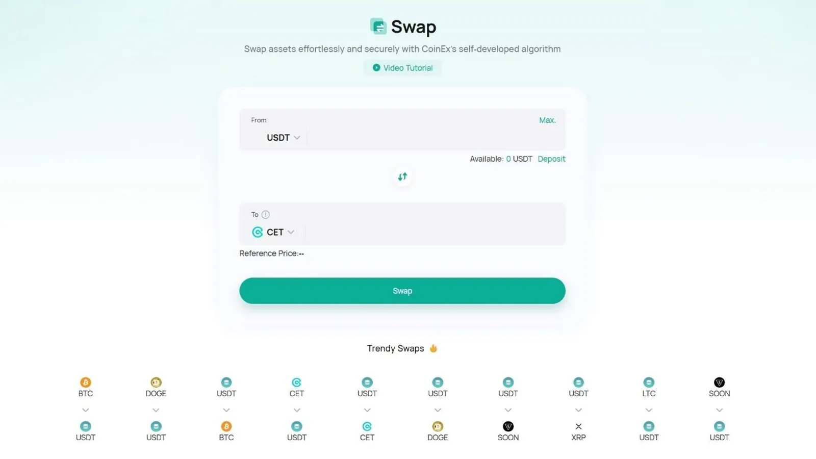 Intercambia criptomonedas en CoinEx en segundos - image 4